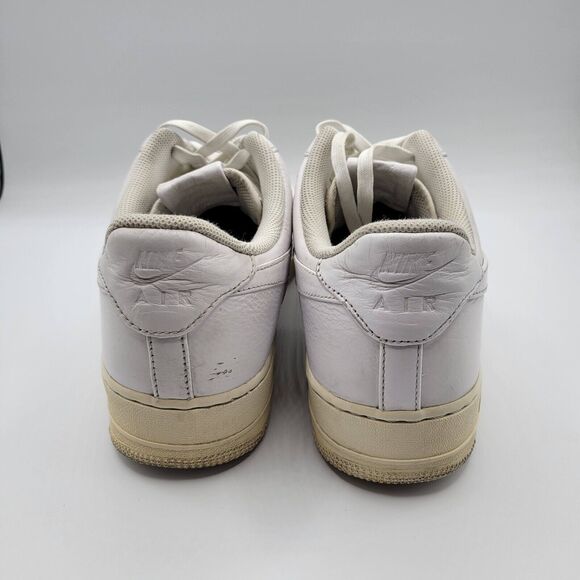 Nike Shoes Mens 12 Air Force 1 White Swoosh Sneakers AT4143-103 Athletic - Picture 3 of 11